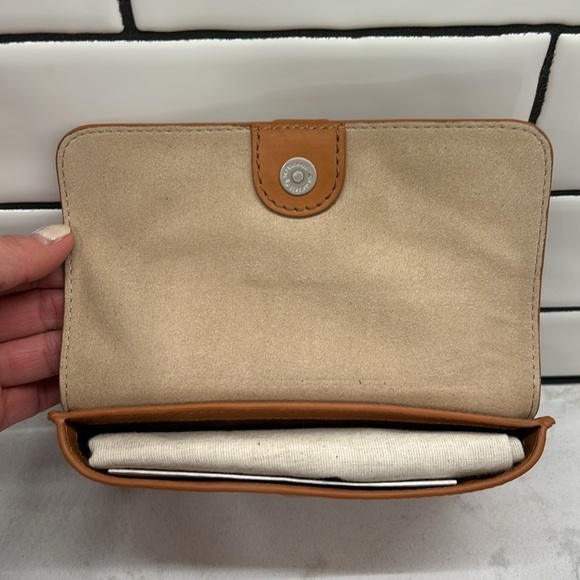 Moral Code Sadie Clutch Cognac NWT - Picture 8 of 16